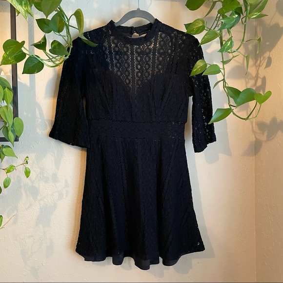 DNA Couture Black Lace Dress - Picture 1 of 5